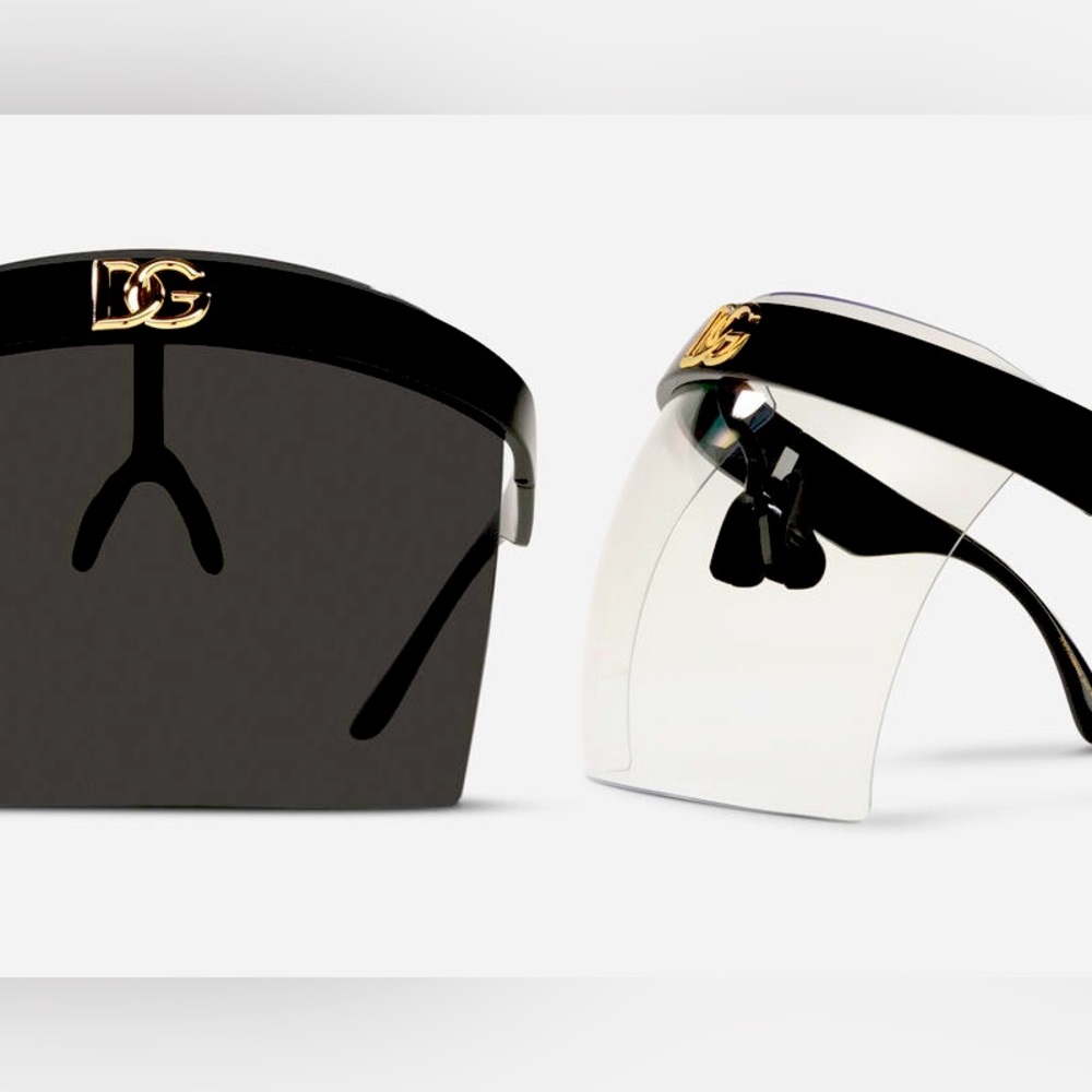 Dolce & Gabbana Face shield sunglasses